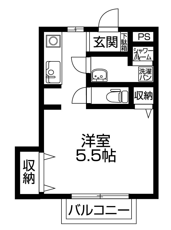 加古川市平岡町ワンルームマンション（シティハウス１）